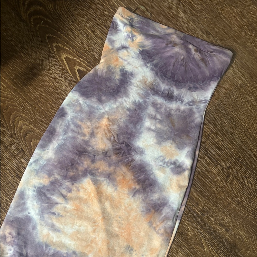 Tie Dyed tube top dress